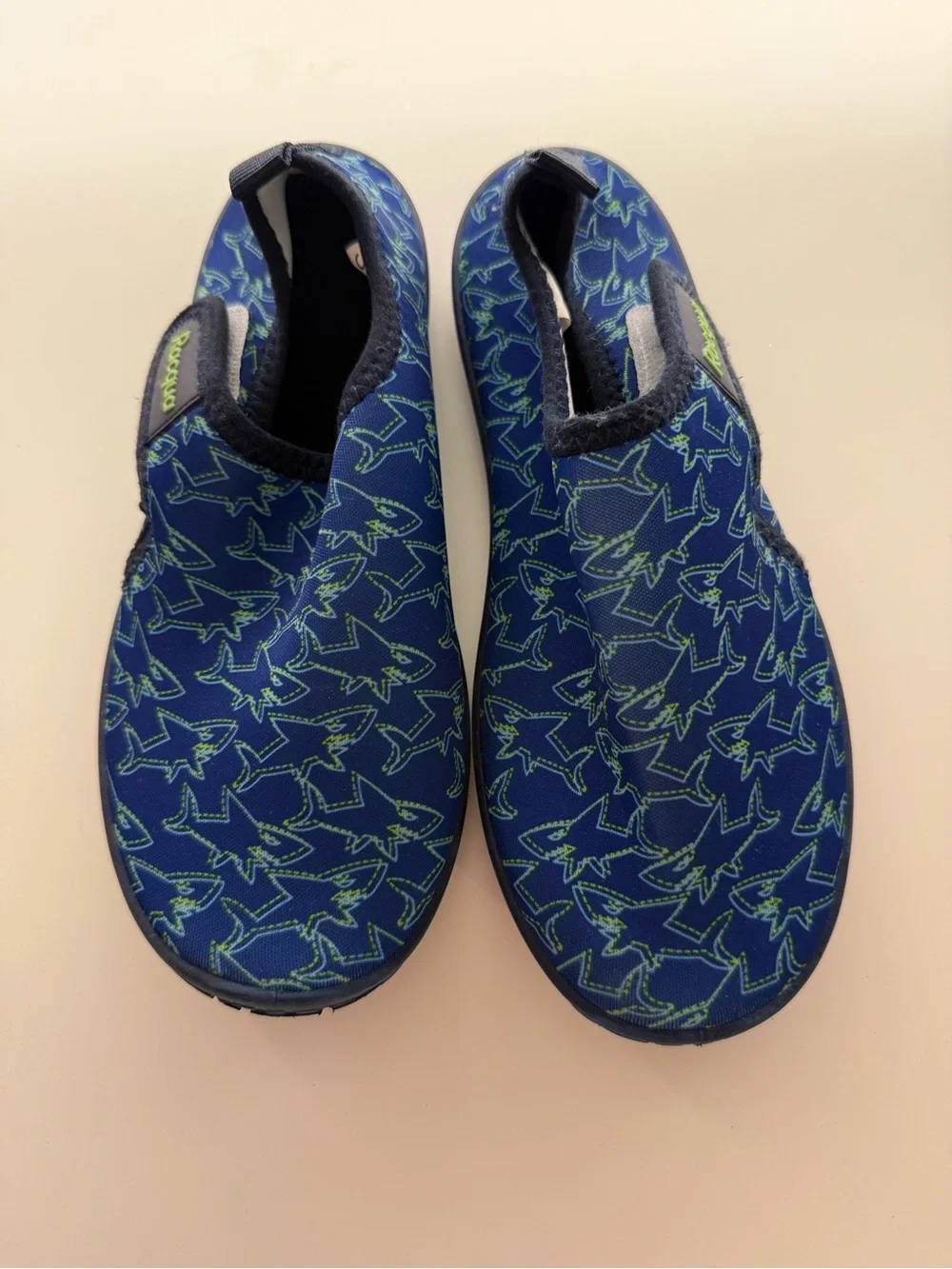 Racqua Kids Blue Shark-Print Water Shoes